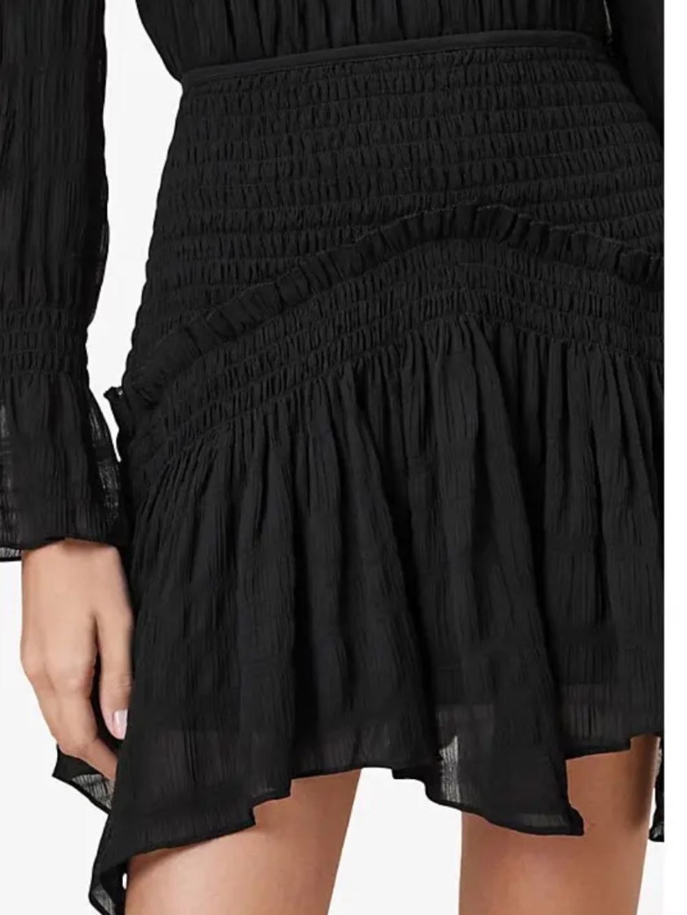 All Saints Pamela Asymmetric Skirt - Picture 3 of 6